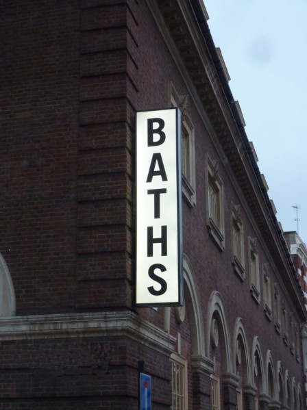 Ironmonger Row Baths, Ironmonger Row, St Luke's, Islington, London, 2013. Creator: Simon Inglis.
