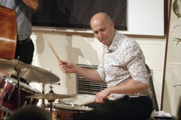 Jon Ormston, Peter Letanka Trio, Steyning Jazz Club, Steyning, West Sussex, 2022. Creator: Brian O'Connor.