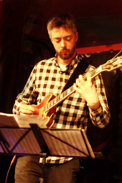 David Peston, Emma Rawicz Quintet, Verdict Jazz Club, Brighton, East Sussex, 2022. Creator: Brian O'Connor.