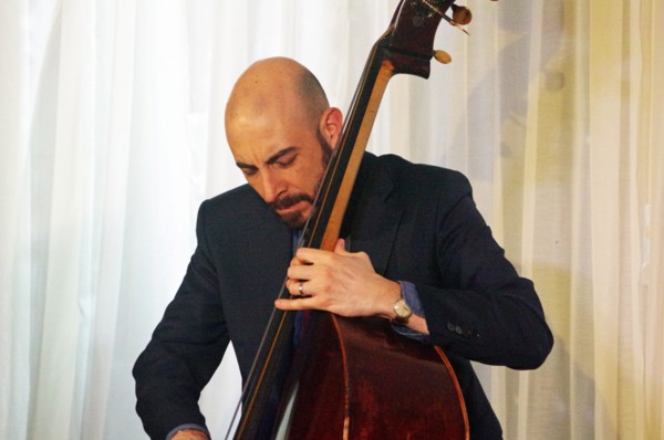 Dario Di Lecce, Scott Hamiltpn Quartet, Watermill Jazz Club, Dorking, Surrey, 2022. Creator: Brian O'Connor.