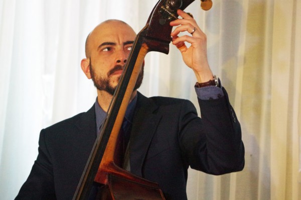 Dario Di Lecce, Scott Hamiltpn Quartet, Watermill Jazz Club, Dorking, Surrey, 2022. Creator: Brian O'Connor.