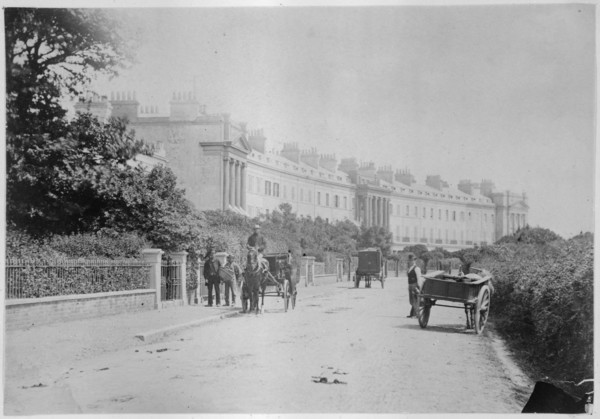 The Crescent, 7-24 Crescent Road, Anglesey, Gosport, Hampshire, c1870. Creator: Unknown.