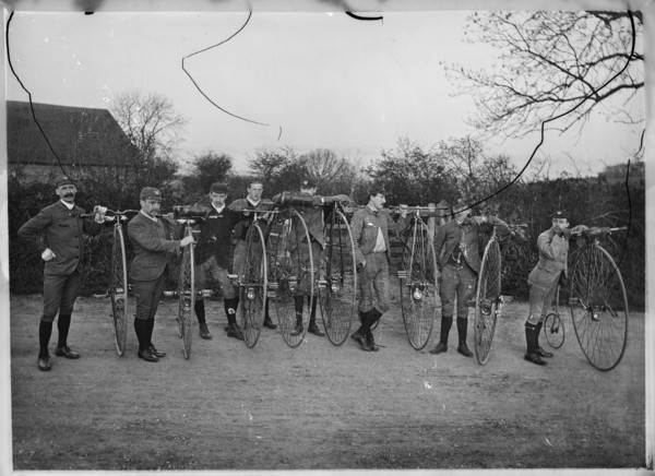 Possibly members of the Putney Cycling Club, England, c1890. Creator: Unknown.