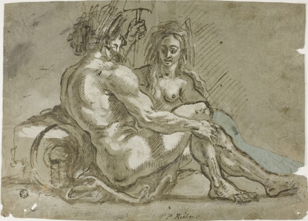 River God and a Nymph, n.d.