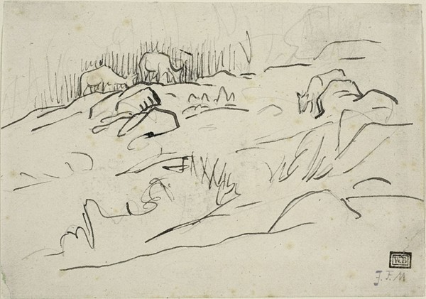 Landscape with Cattle, 1866/1867.
