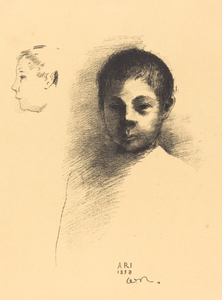 Ari, 1898. Creator: Odilon Redon.