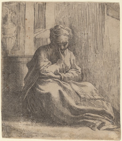 Saint Thaïs. Creator: Parmigianino.