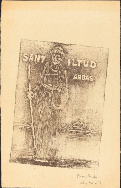 Saint Iltud. Creator: Pierre Roche.