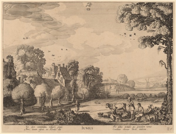 June. Creator: Jan van de Velde II.