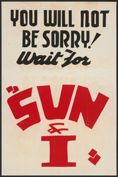 Sun and I, [193-]. Creator: Unknown.