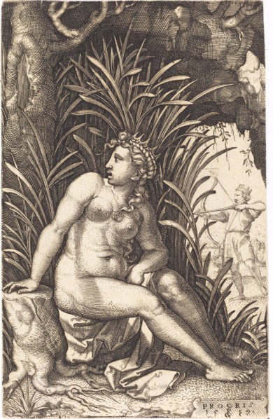Procris, 1539. Creator: Georg Pencz.