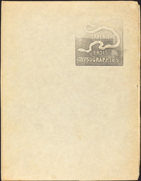 Cover Design. Creator: Pierre Roche.