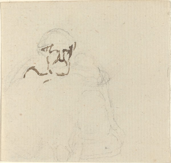 Bearded Figure. Creator: John Flaxman.