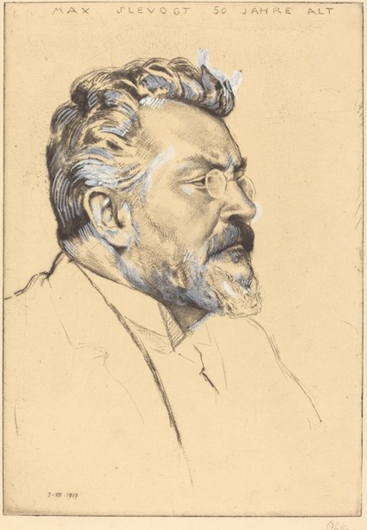 Max Slevogt, 1917. Creator: Emil Orlik.