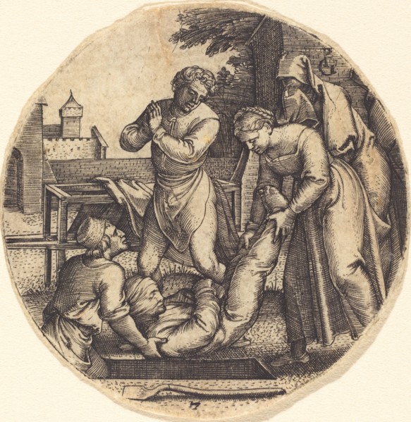 To Bury the Dead. Creator: Georg Pencz.