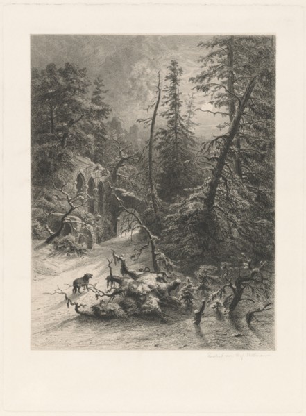 Winter, 1871. Creator: Eduard Willmann.