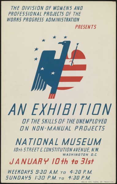 An Exhibition, [193-]. Creator: Unknown.