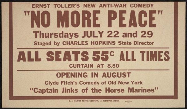 No More Peace, [193-]. Creator: Unknown.