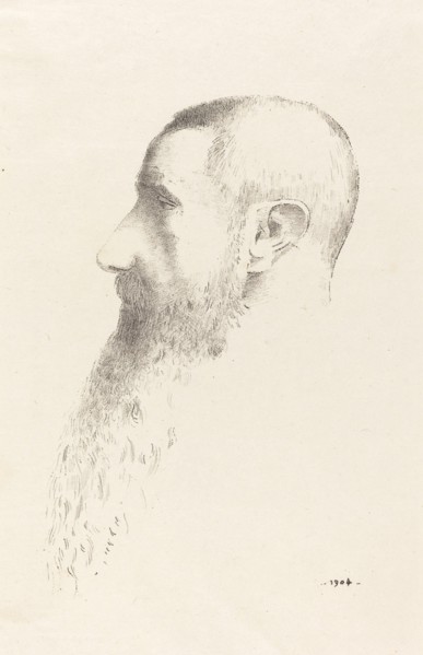 Roger Marx, 1904. Creator: Odilon Redon.