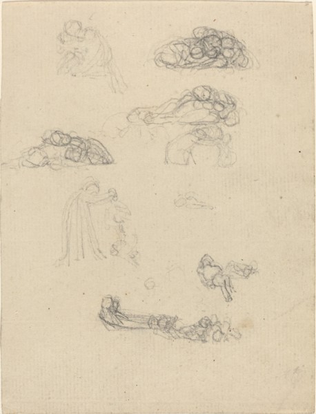 Sheet of Studies. Creator: John Flaxman.