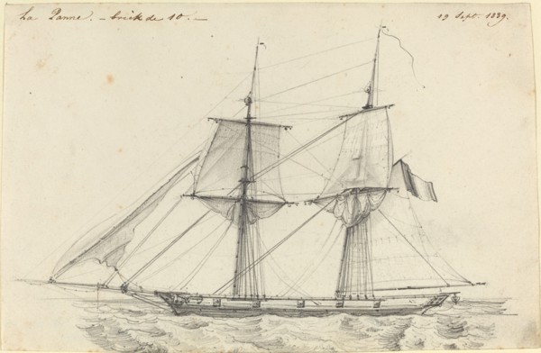 La Panne, 1839. Creator: Charles Meryon.