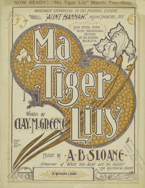 'Ma Tiger Lily', 1900. Creator: Unknown.