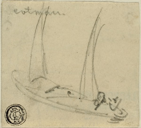 Sailboat, n.d. Creator: John Sell Cotman.
