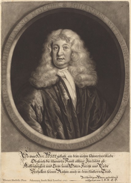 Johannes Witt, 1707. Creator: John Smith.