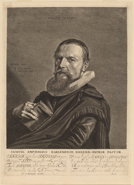 Samuel Ampzing. Creator: Jonas Suyderhoef.