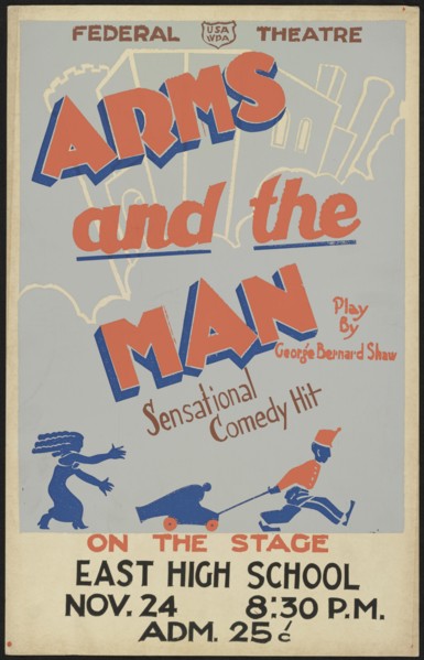 Arms and the Man, [193-]. Creator: Unknown.