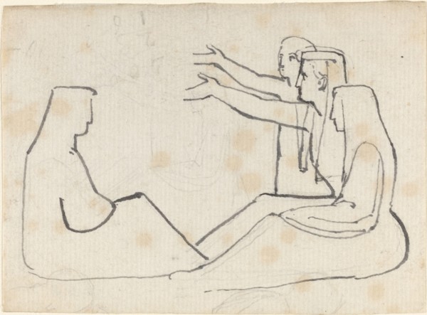 Four Seated Figures. Creator: John Flaxman.