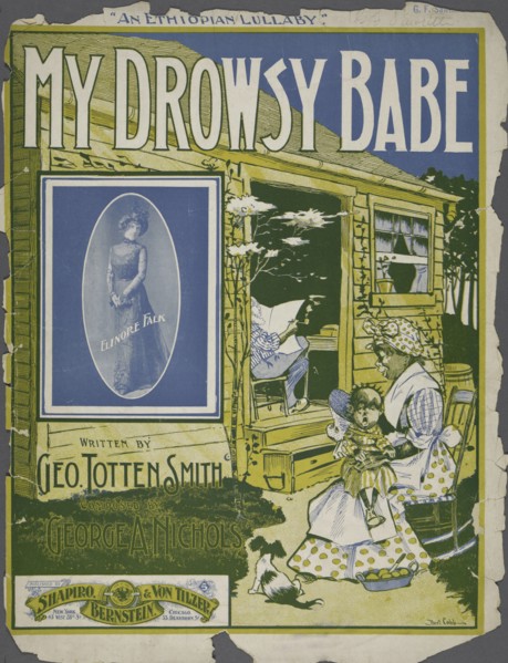 'My drowsy babe', 1900. Creator: Bert Cobb.