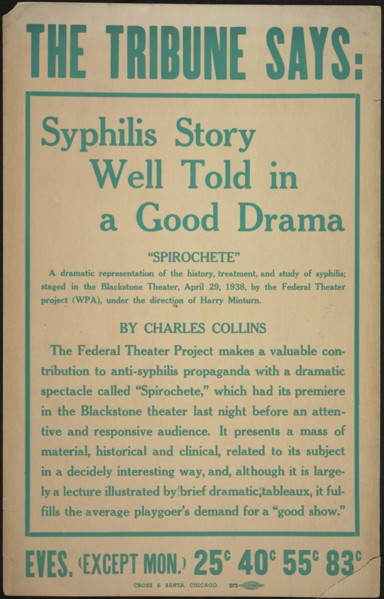 Spirochete, Chicago, 1938. Creator: Unknown.