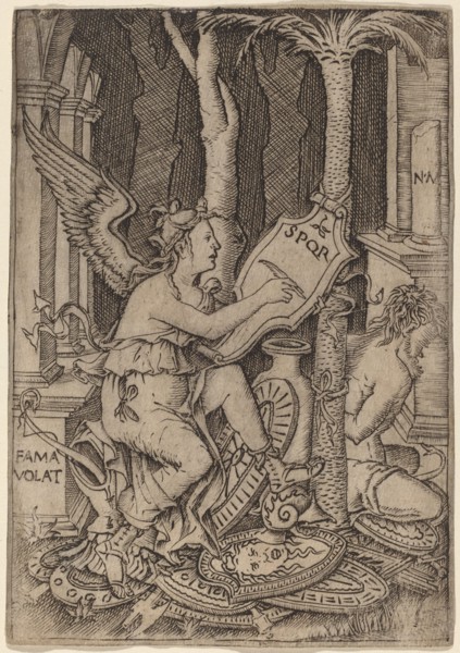 Fama, c. 1507. Creator: Nicoletto da Modena.