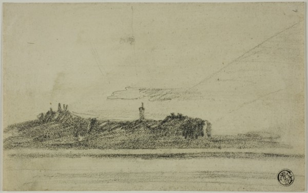 Castle on Shore, n.d. Creator: Thomas Girtin.