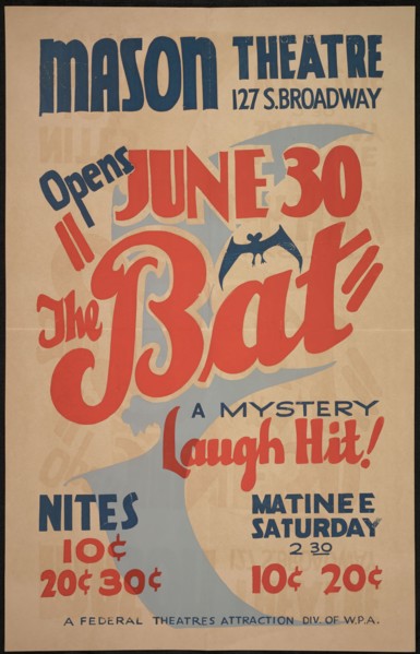 The Bat, Los Angeles, 1936. Creator: Unknown.