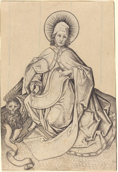 Saint Mark, c. 1460/1465. Creator: Master ES.