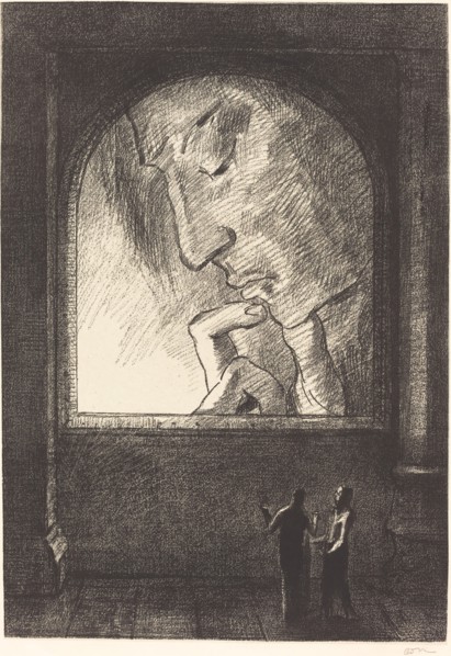 Lumiere (Light), 1893. Creator: Odilon Redon.