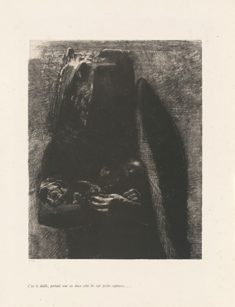 C'est le Diable, 1888. Creator: Odilon Redon.