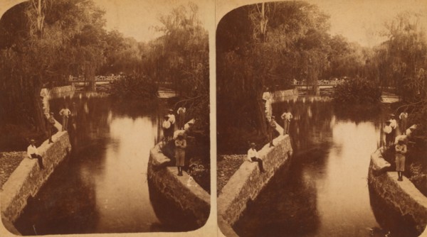 San Antonio River, 1880. Creator: F Hardesty.