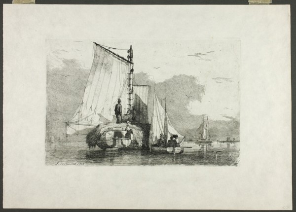 Boats Braydon, 1825. Creator: Joseph Stannard.