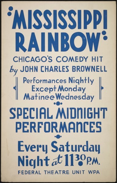 Mississippi Rainbow, [193-]. Creator: Unknown.