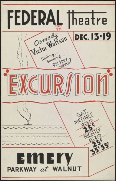 Excursion, Cincinnati, 1937. Creator: Unknown.
