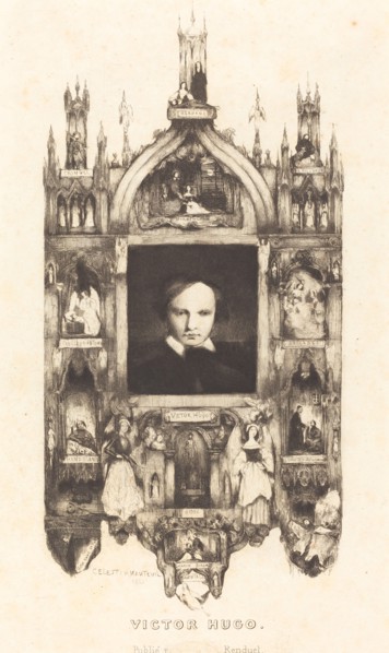Victor Hugo, 1833. Creator: Célestin Nanteuil.