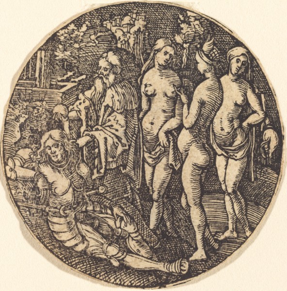 Judgment of Paris. Creator: Hans Springinklee.