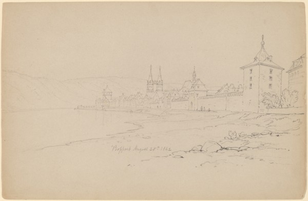 Boppart, 1842. Creator: John William Casilear.