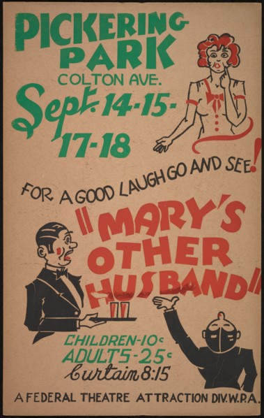 Mary's Other Husband, [193-]. Creator: Unknown.