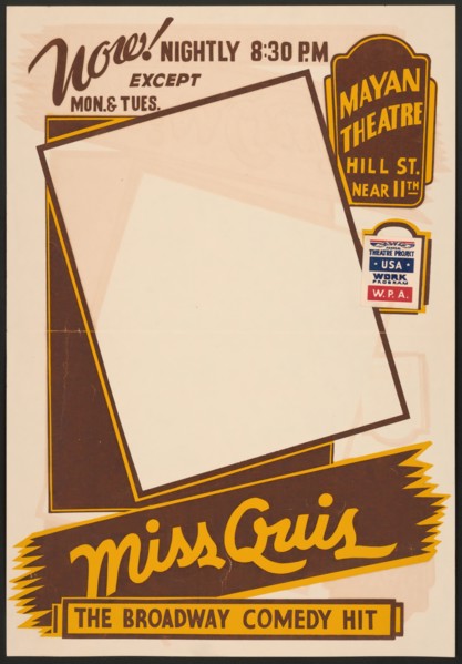 Miss Quis, Los Angeles, 1937. Creator: Unknown.