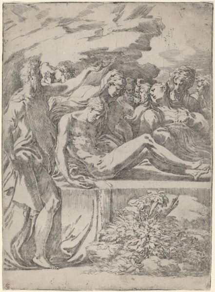 The Entombment, c. 1530. Creator: Parmigianino.