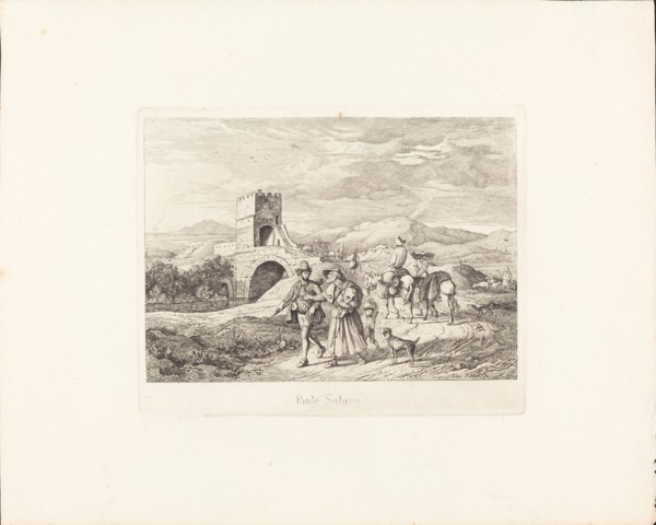 Ponte Salaro, c. 1831. Creator: Ludwig Richter.